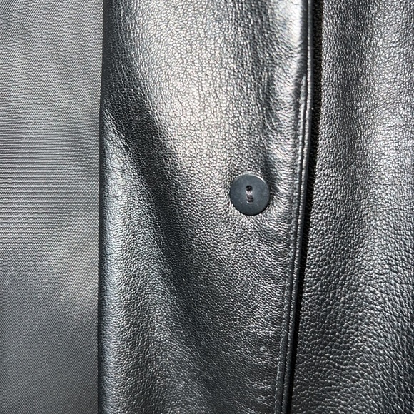 MAXAZRIA  black mixed/ leather jacket 🇺🇸 - Picture 7 of 9